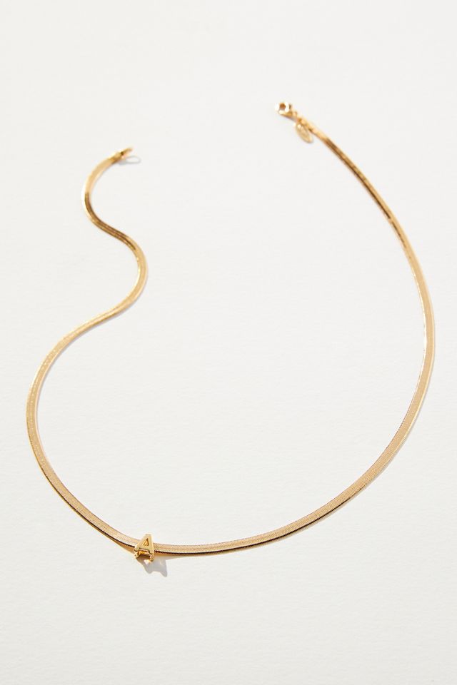 Herringbone Monogram Necklace Anthropologie UK