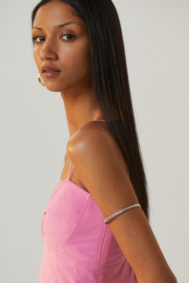 Metal Ridge Arm Cuff | Anthropologie
