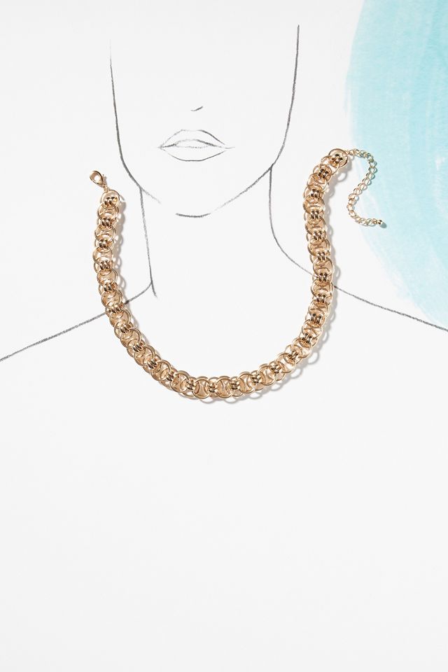 Overlapping-Circles Necklace #2