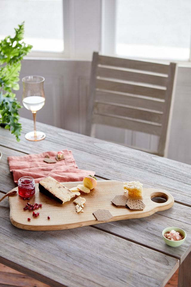 Teak Root Cutting Board And Serving Tray - Curvy