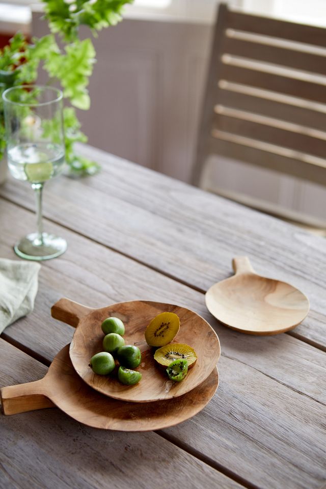 Teak Root Serving Paddle