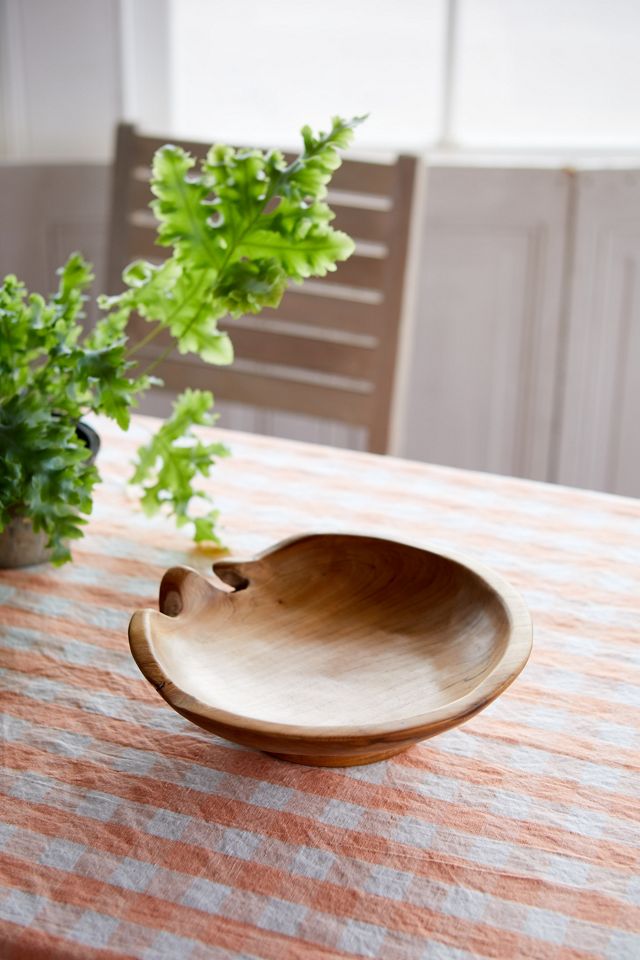 Footed Teak Root Serving Bowl #2
