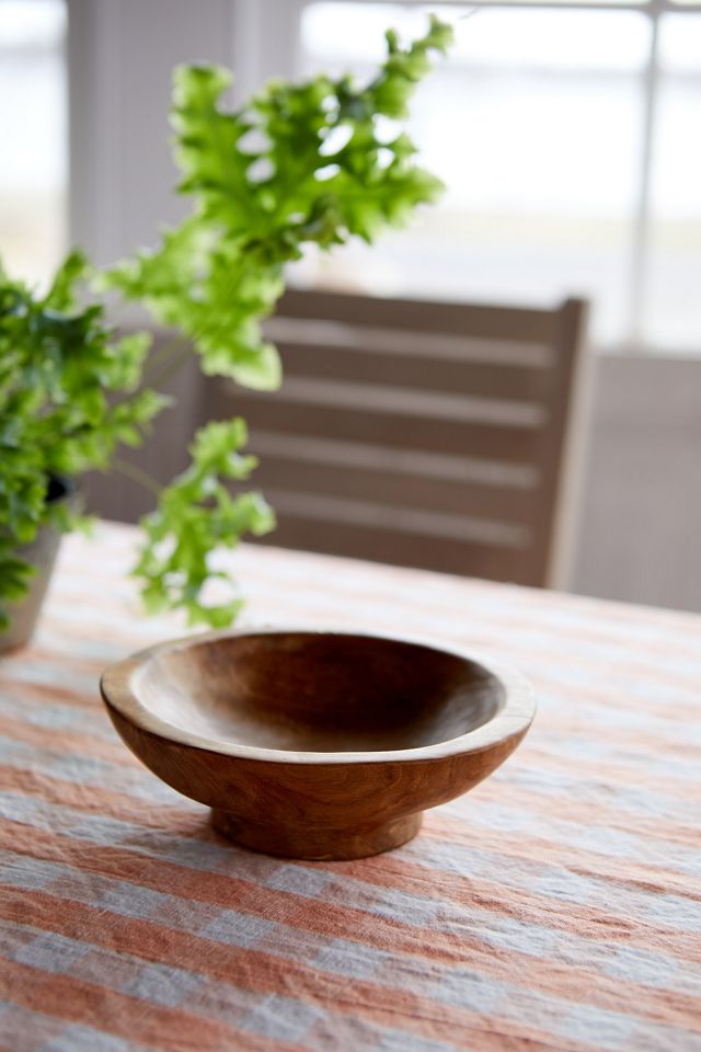 Footed Teak Root Serving Bowl #4