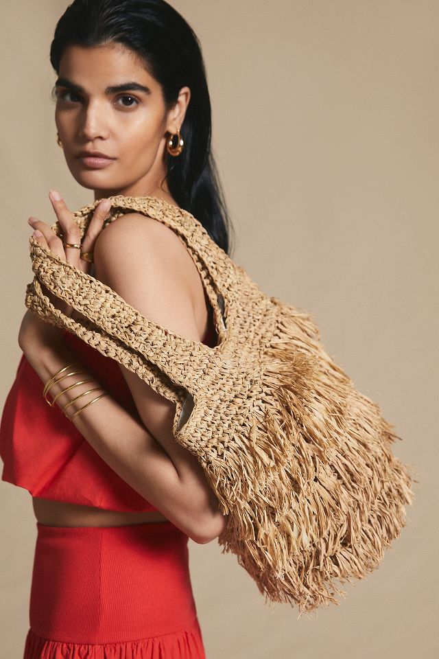 Lusana Raffia Bag #1