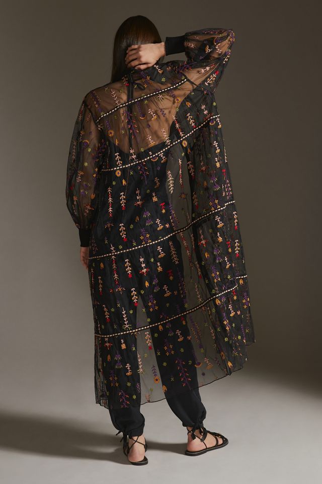 Bl-nk Black Tulle Kimono #3