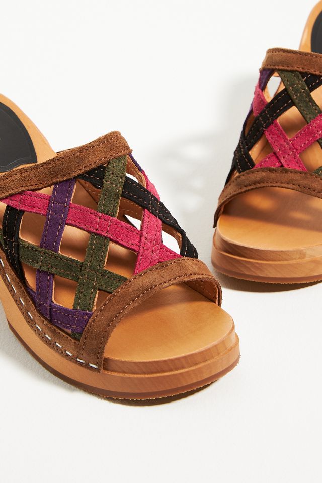 Swedish Hasbeens Basket Clog Sandals #2