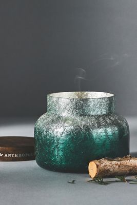 Capri Blue Fir & Firewood Jar Candle