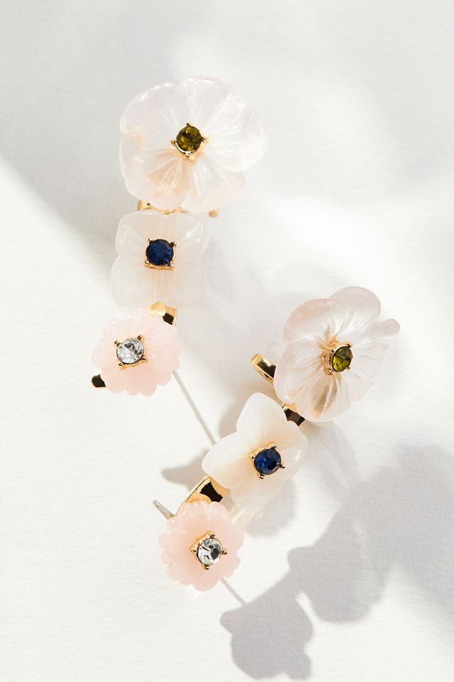 Botanist Abroad Floral Ear Cuff Anthropologie