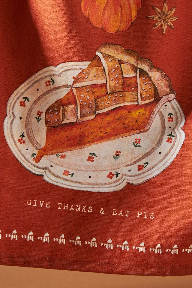 Pumpkin Spice Dish Towel #1