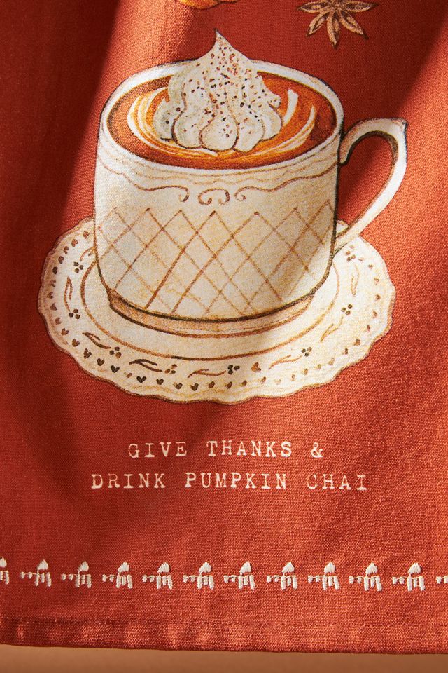 Pumpkin Spice Dish Towel #3