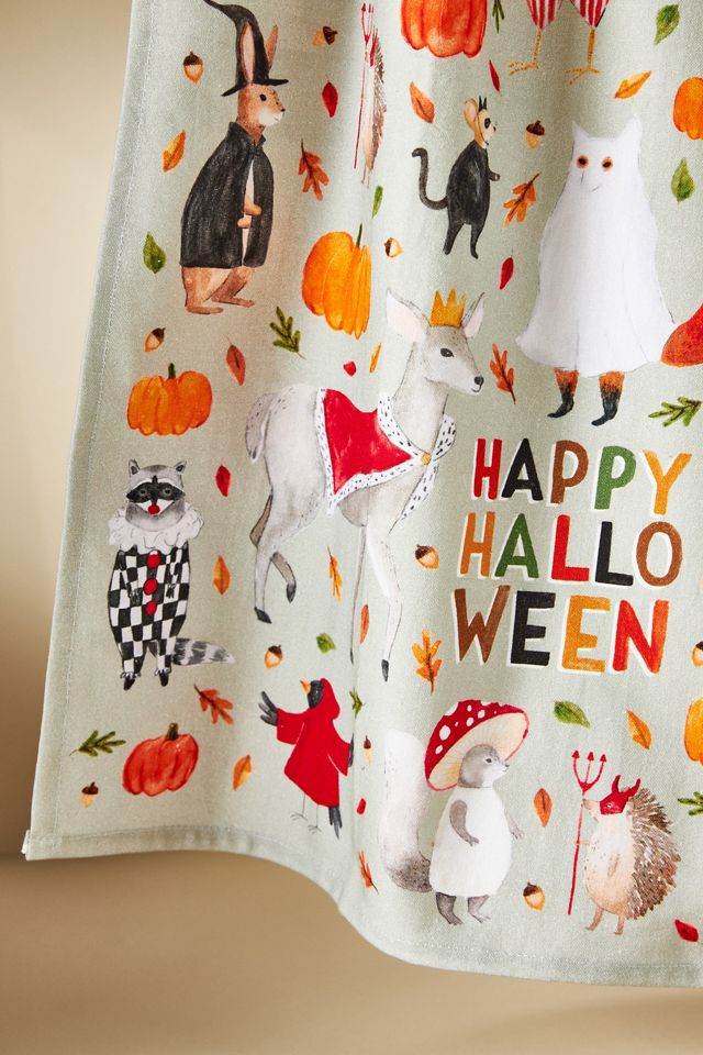 Tricks and Treats Dish Towel #1