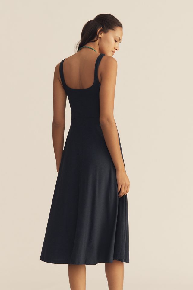Beyond Yoga Featherweight At The Ready Square-Neck Midi Dress #2