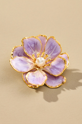 The Pink Reef Handpainted Earrings