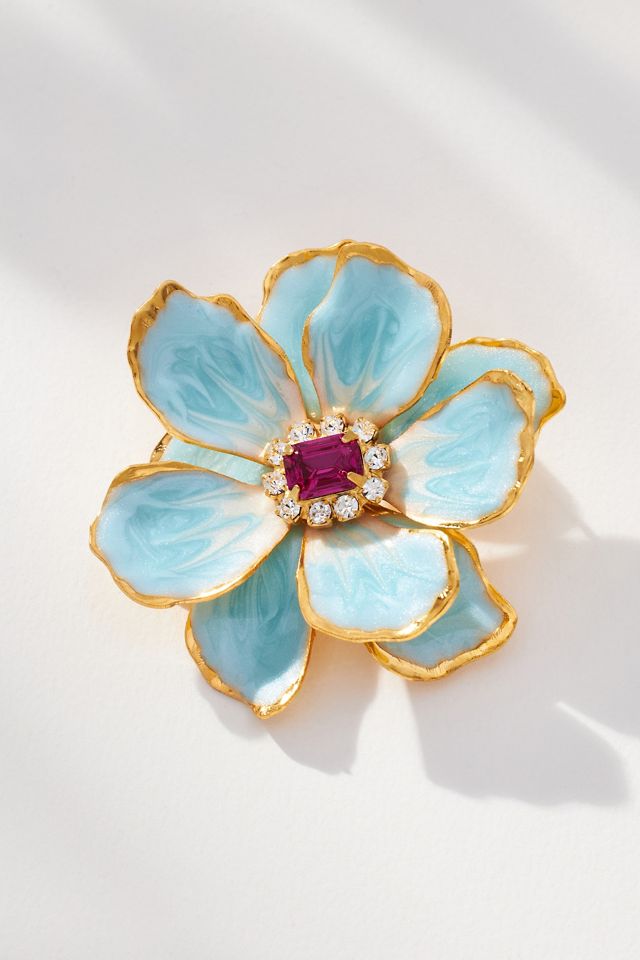 The Pink Reef Handpainted Earrings #1
