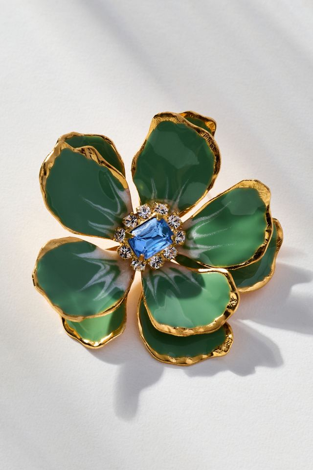 The Pink Reef Handpainted Earrings #1