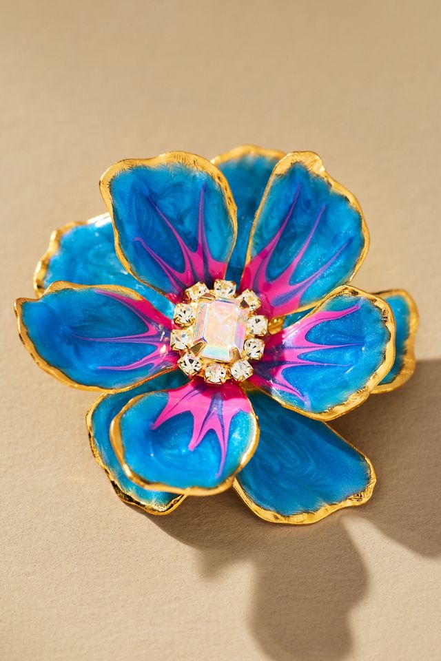 The Pink Reef Handpainted Earrings #1