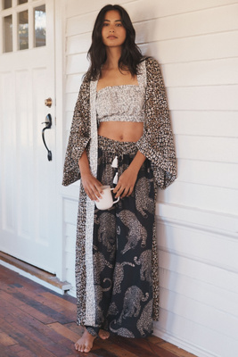 By Anthropologie Aurora Three-piece Set In Brown