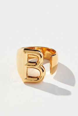 Initial Monogram Ring