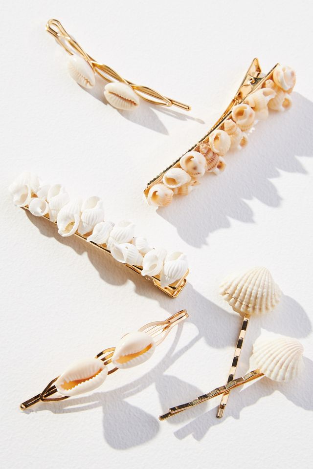Seashell Hair Clip Set Anthropologie