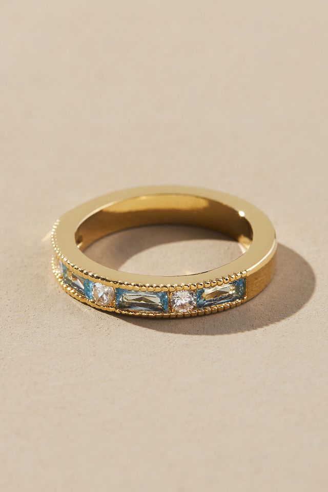 Flat Stone Pattern Ring | Anthropologie