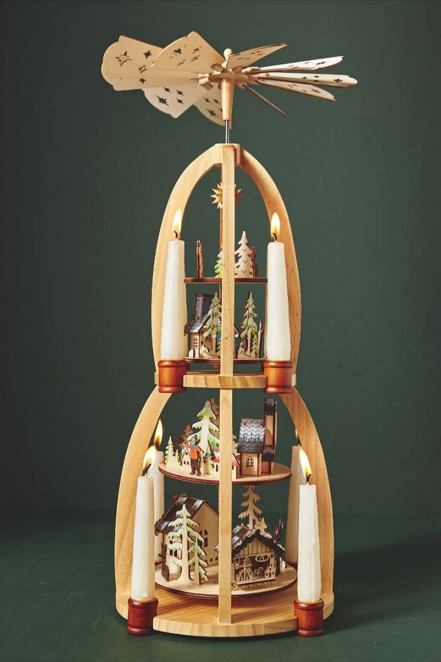 Clara Christmas Pyramid | Anthropologie