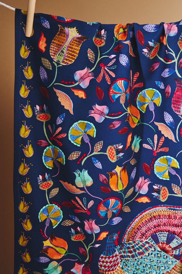 Turkey Tapestry Dish Towel #1