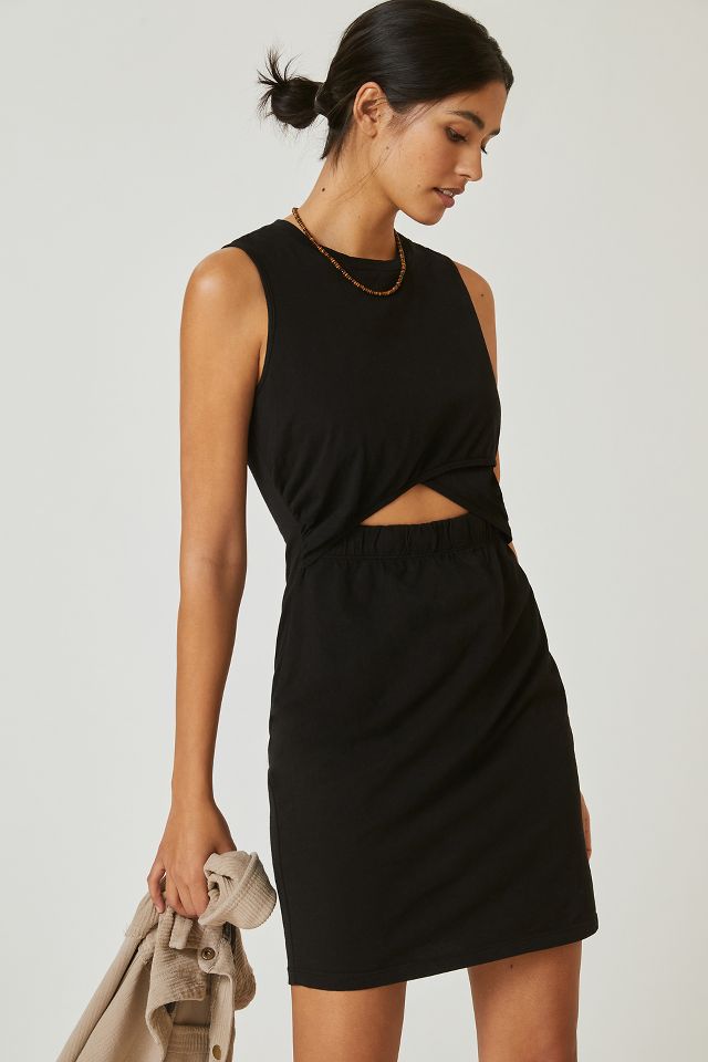 Anthropologie hot sale black dress