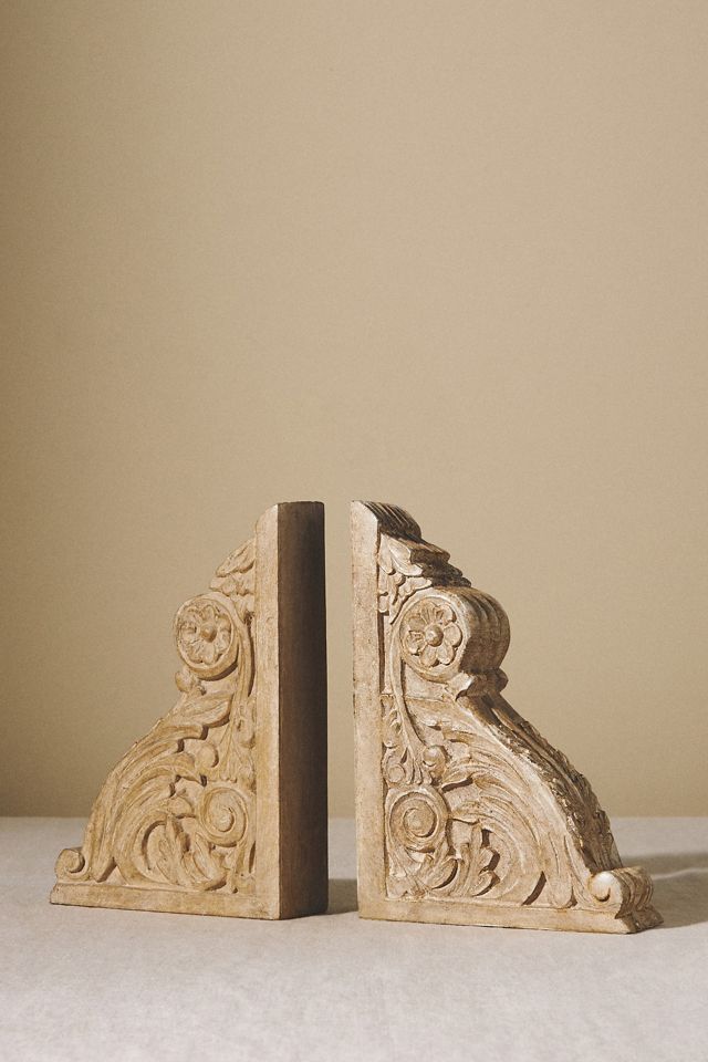 Handcarved Bookend #1
