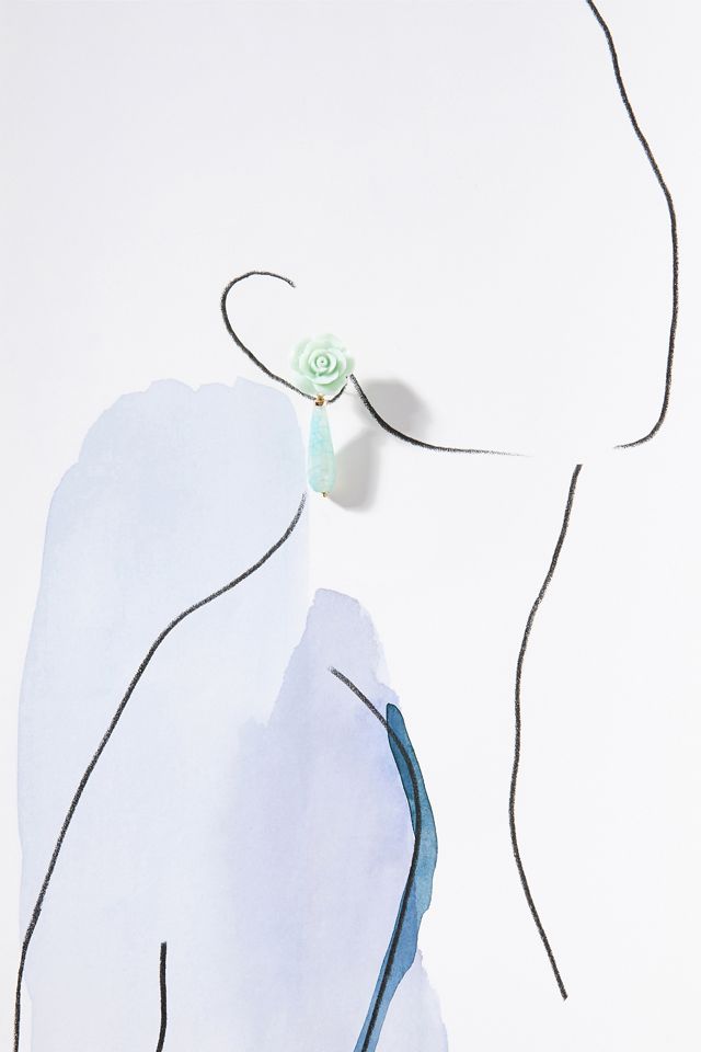 Floral Post Earrings #2