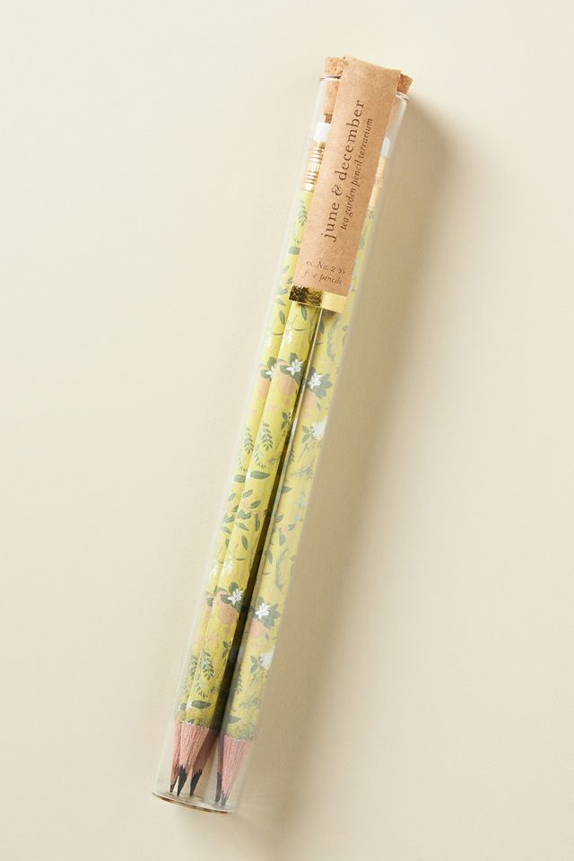 Tea Garden Terrarium Pencils, Set of 5 #1