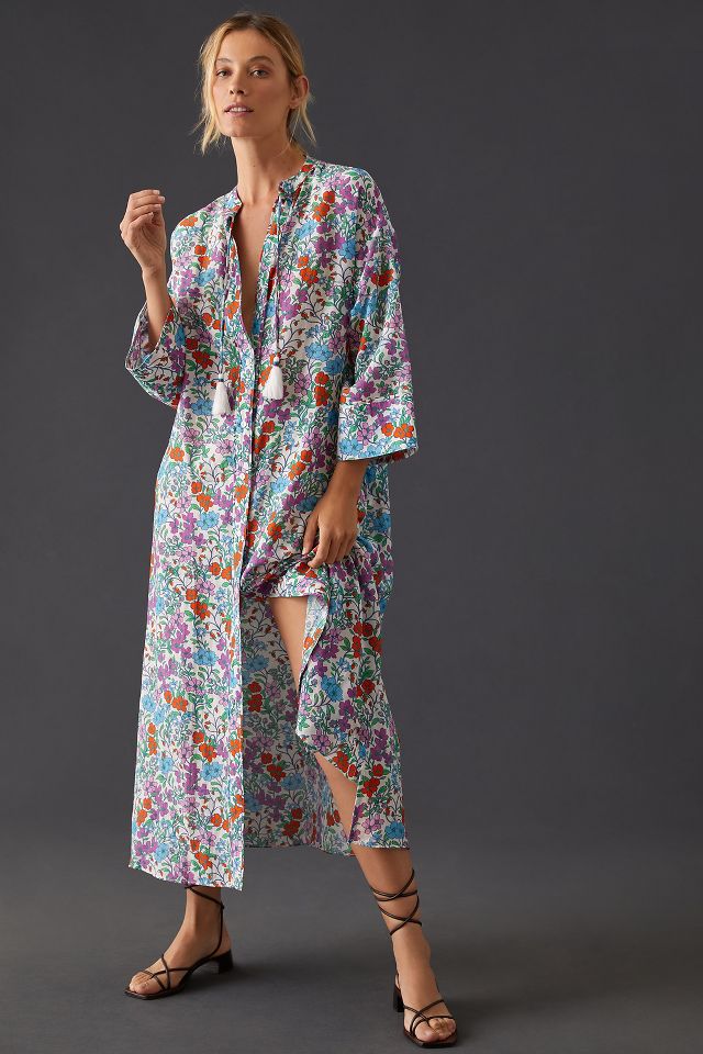 Roller Rabbit Blomst Chahna Long Kurta | Anthropologie