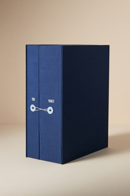 Anthropologie The Vault Document Organizer In Blue