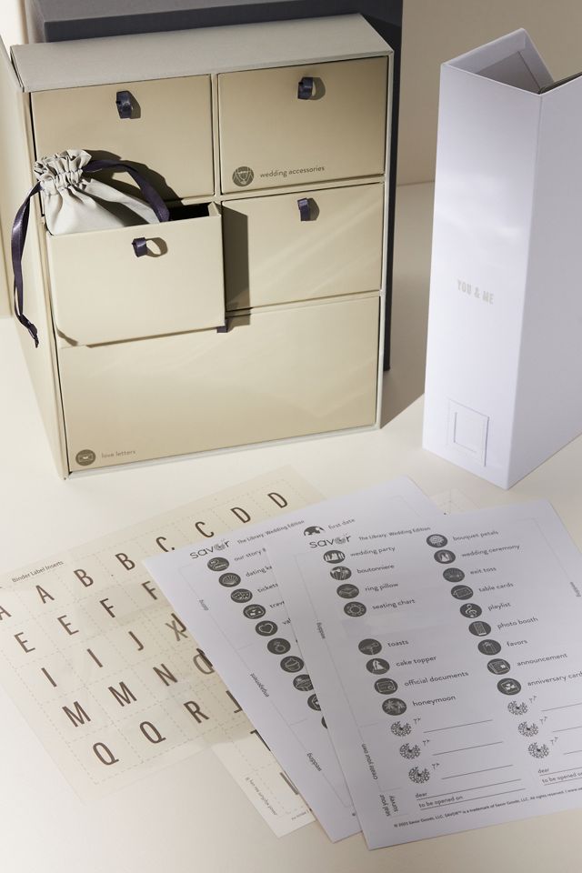 The Library Wedding Keepsake Box #2