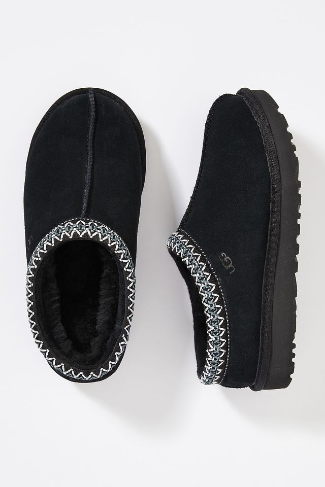 Tasman all black clearance slipper