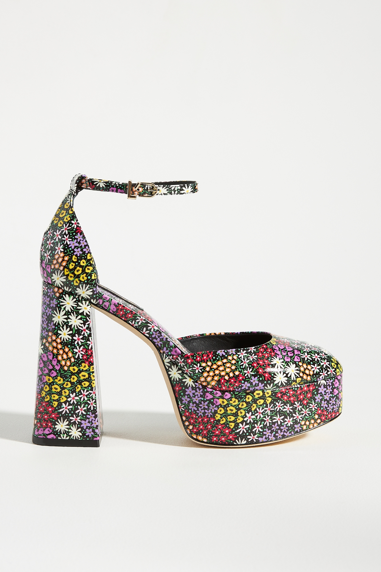 Larroudé Ari Platform Mary Jane Heels