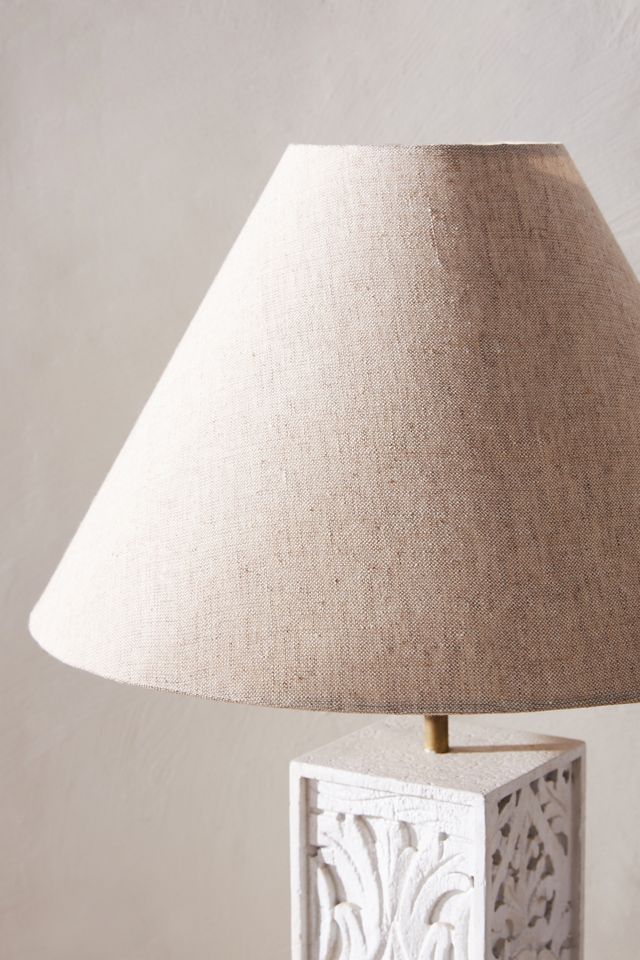 Handcarved Lombok Table Lamp #2