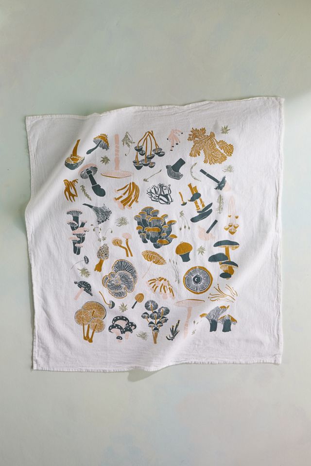 Kitchen Towel, Mushrooms, NEW! — The High Fiber