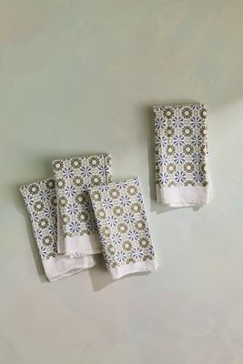 Moss Chicory Napkins, Set of 4