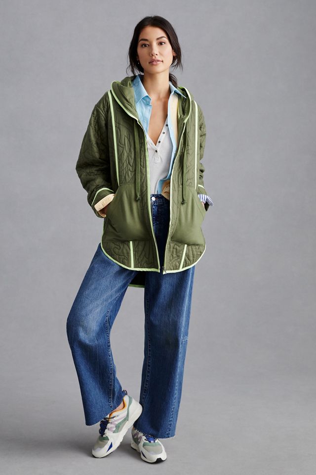 Daily Practice by Anthropologie Long Quilted Jacket