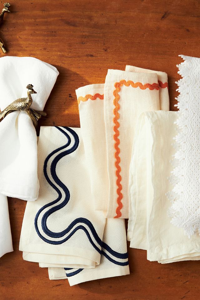 Chan Luu Linen Napkins Set of 4 AnthroLiving