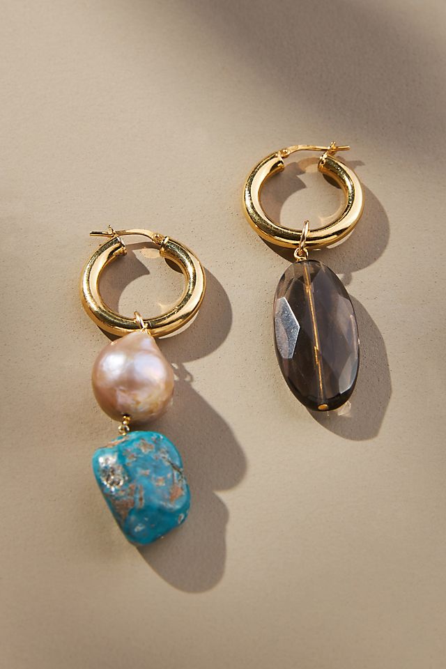 Chan Luu Mismatched Stone Earrings | Anthropologie
