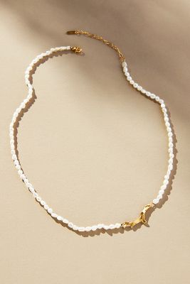 Chan Luu Women's 18k Gold-plated & Gemstone Beaded Necklace In White Pearl