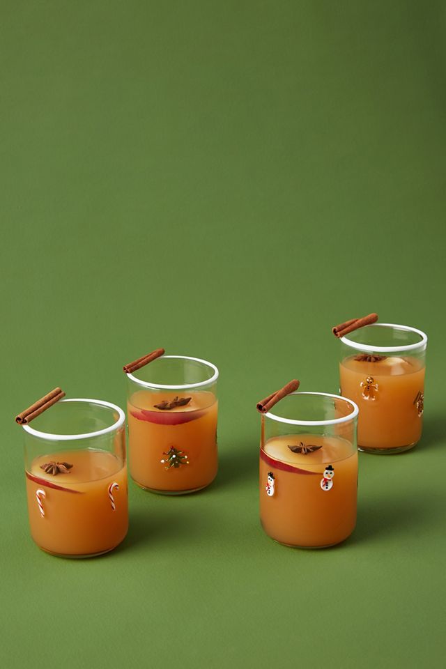 Festive Juice Glass #3