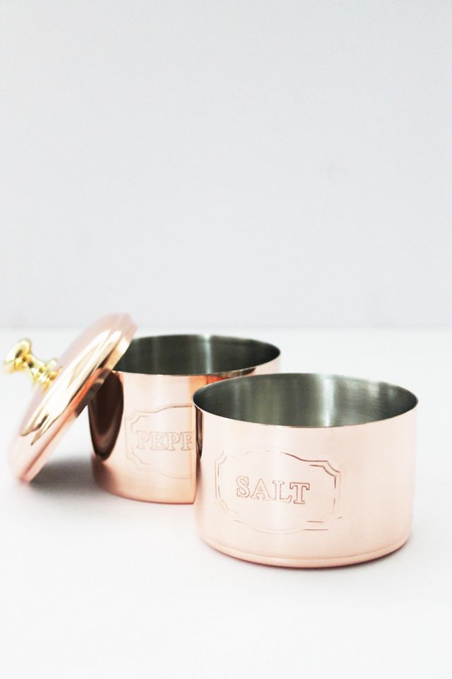 Coppermill Kitchen Vintage Inspired Salt & Pepper Cellar #1