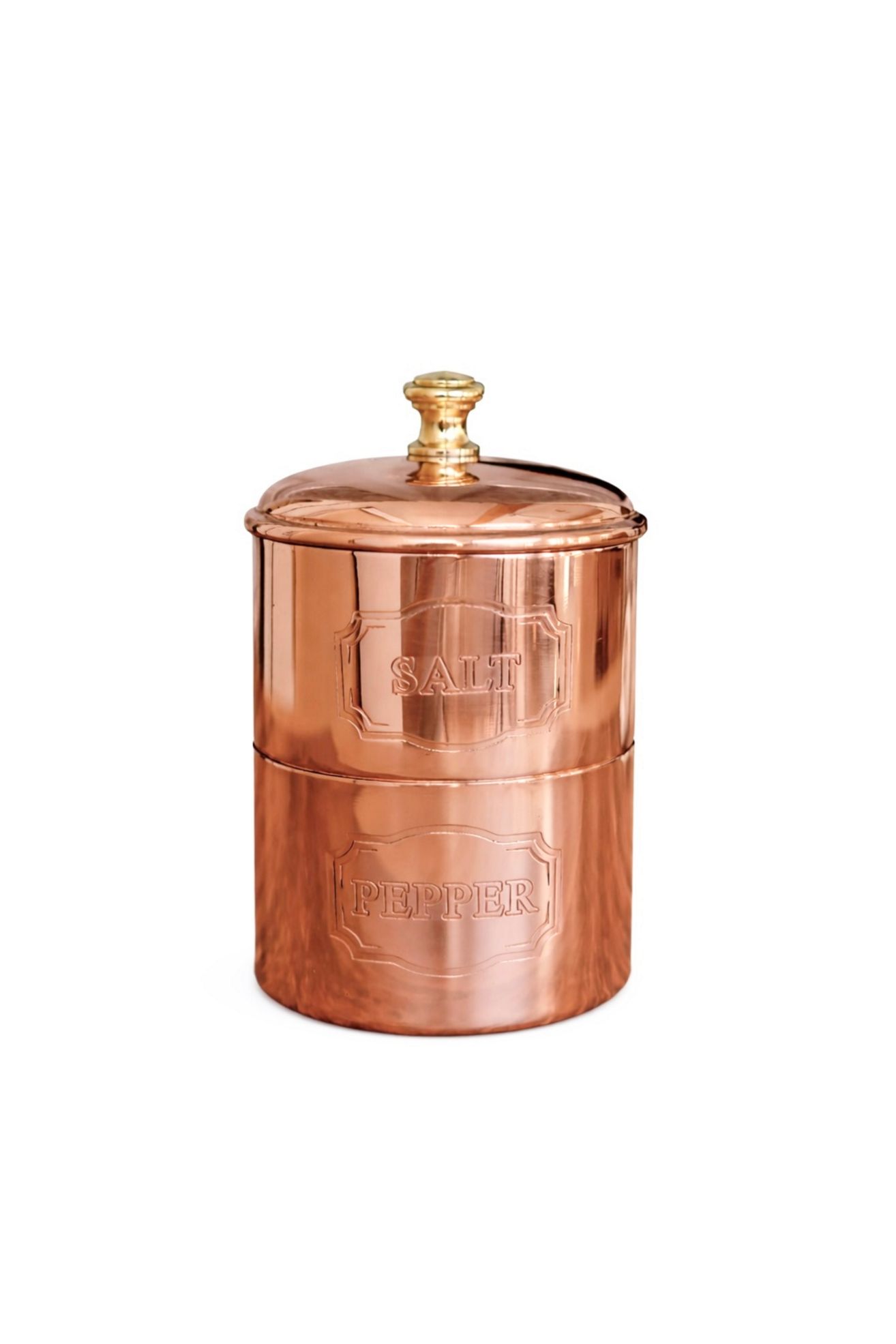 Coppermill Kitchen Vintage Inspired Salt & Pepper Cellar - Copper, One Size