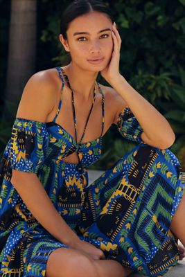 João Incerti for Anthropologie Strappy Bandeau Dress