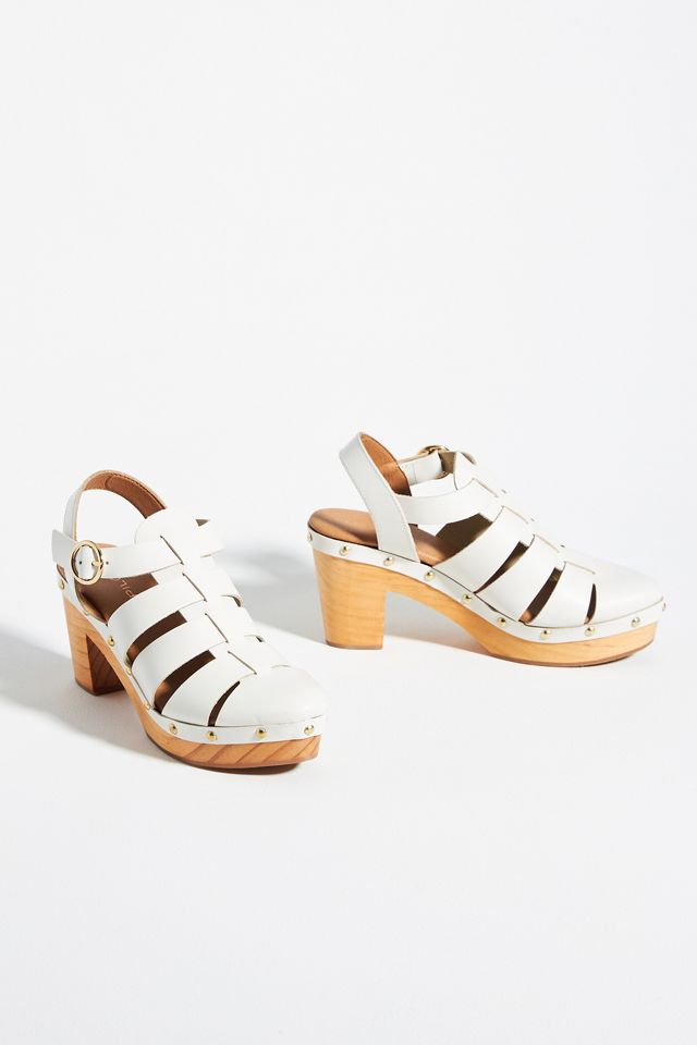 By Anthropologie Fisherman Clog Heels #1