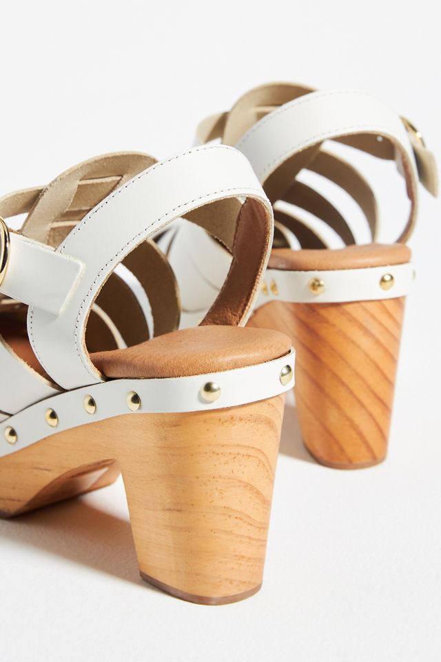 By Anthropologie Fisherman Clog Heels #3