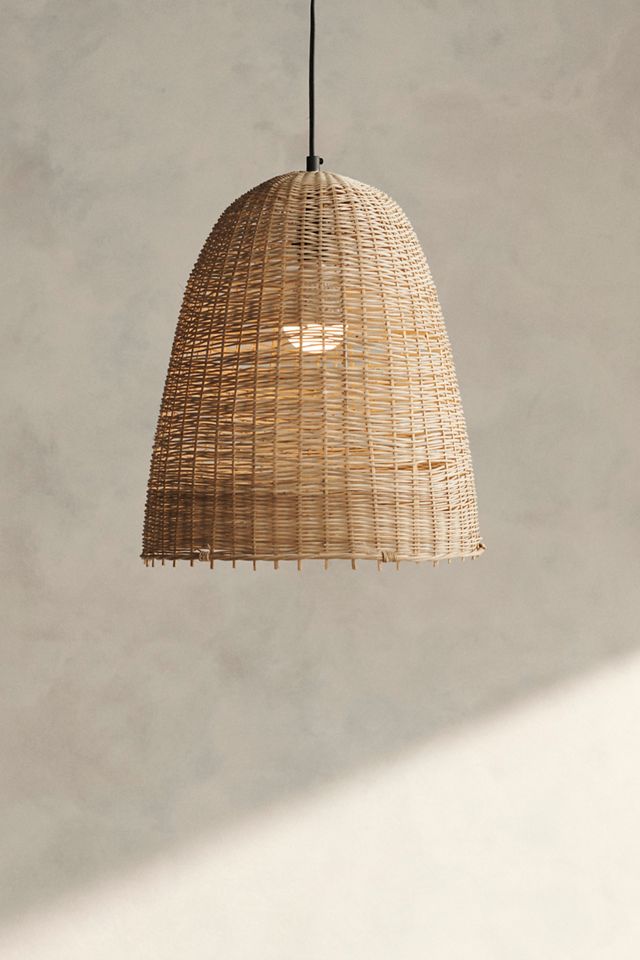 Woven Palm Leaf Pendant #2