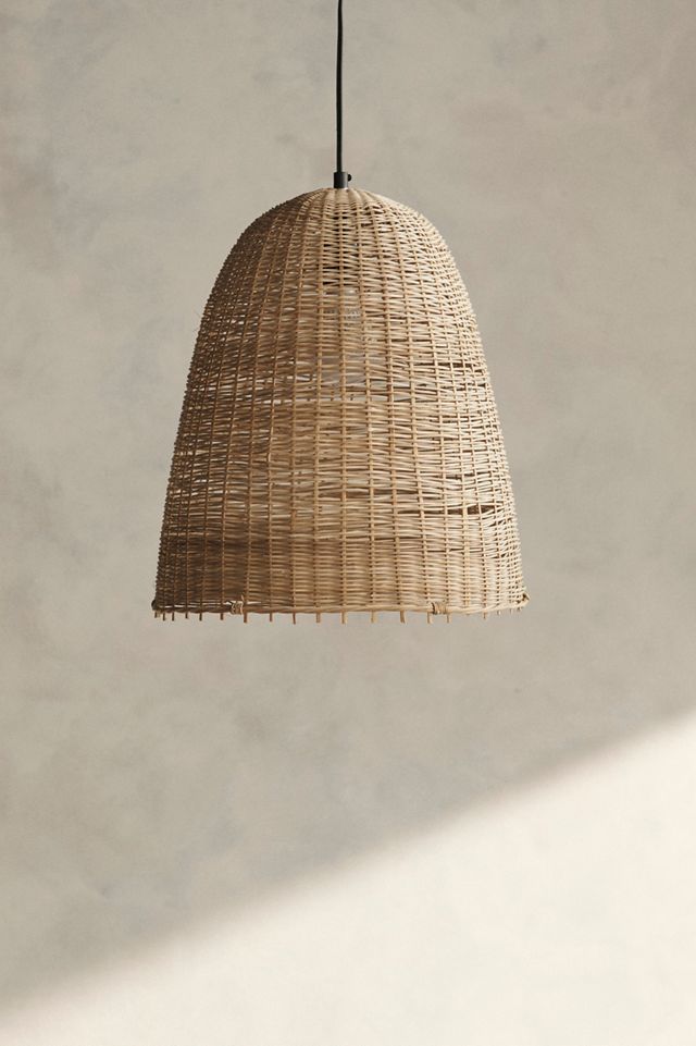 Woven Palm Leaf Pendant #3